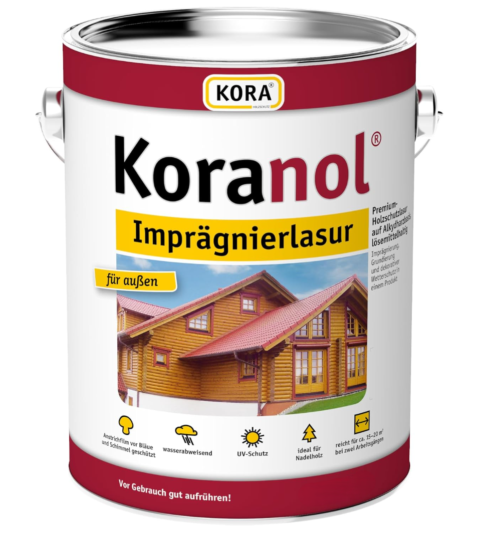 Koranol Imprägnierlasur Holzimprägnierung für Außen