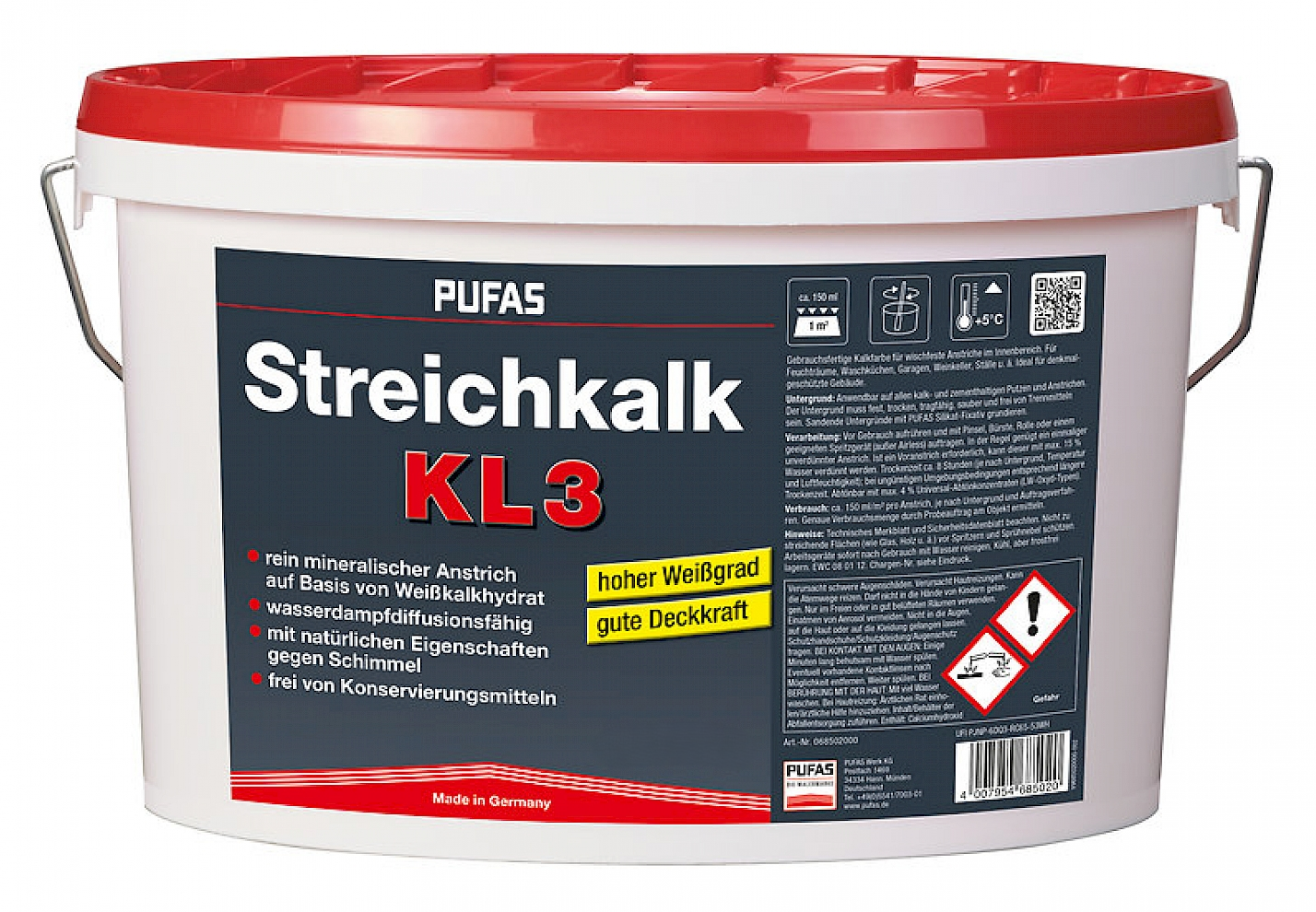 PUFAS Streichkalk KL3