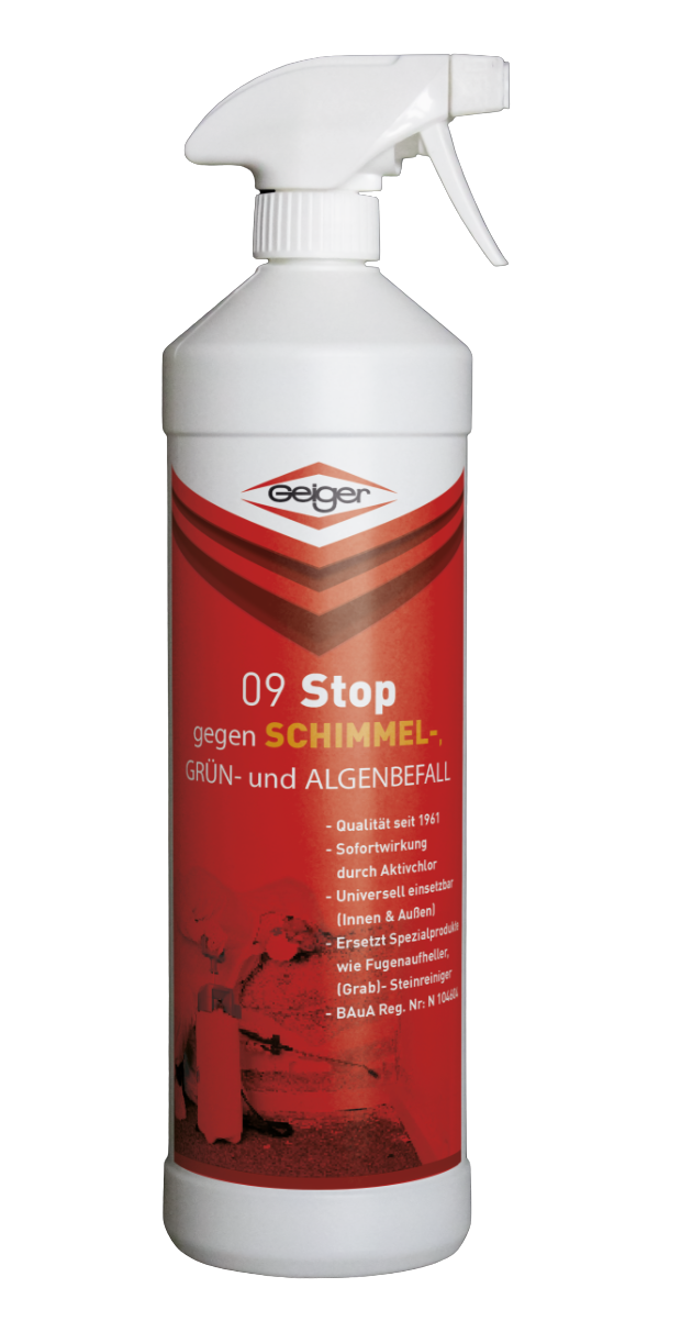 Schimmelspray Stop gegen Schimmel - Moos-und Algenbefall Geiger Nr.09 0,25L