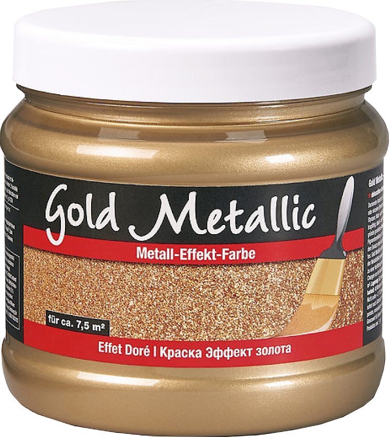 Pufas Effect Gold-Metallic Metall-Effekt-Farbe 1,5l