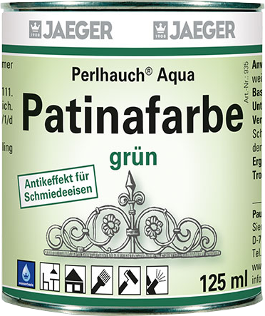 Jaeger Perlhauch® Aqua-Patinafarbe grün