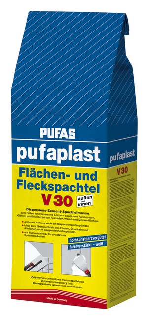 PUFAS pufaplast Flächen- und Fleckspachtel V30 ultra
