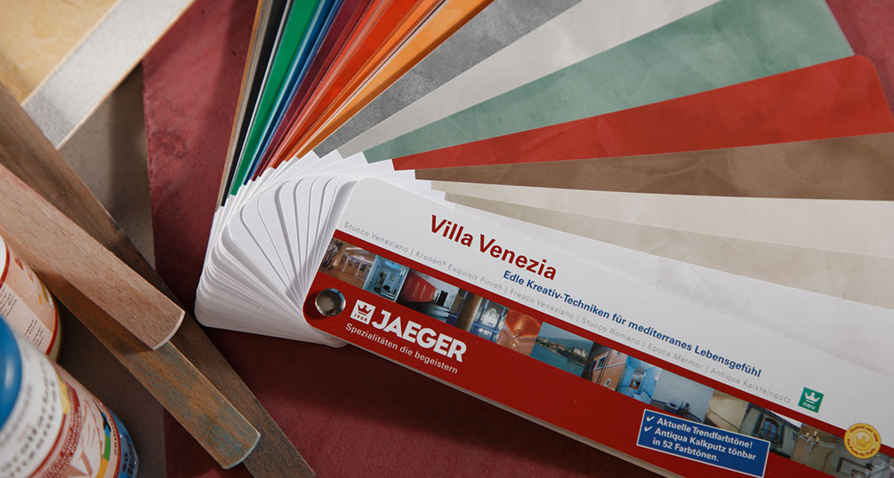 940 Jaeger Farbfächer Spachteltechnik