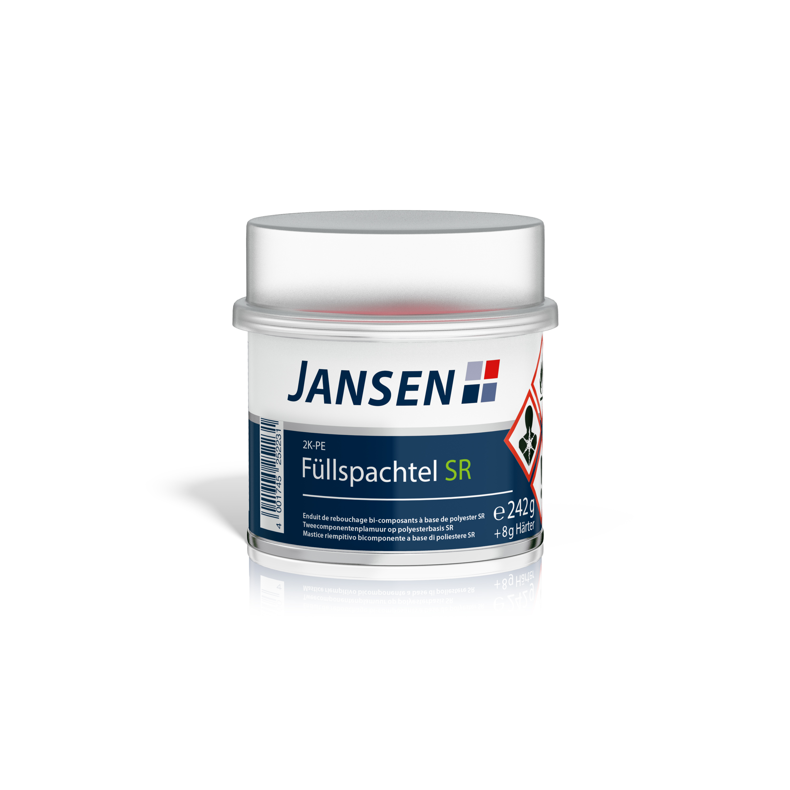 2K-PE_Fuellspachtel_SR_250g Jansen 2K-PE-Füllspachtel SR