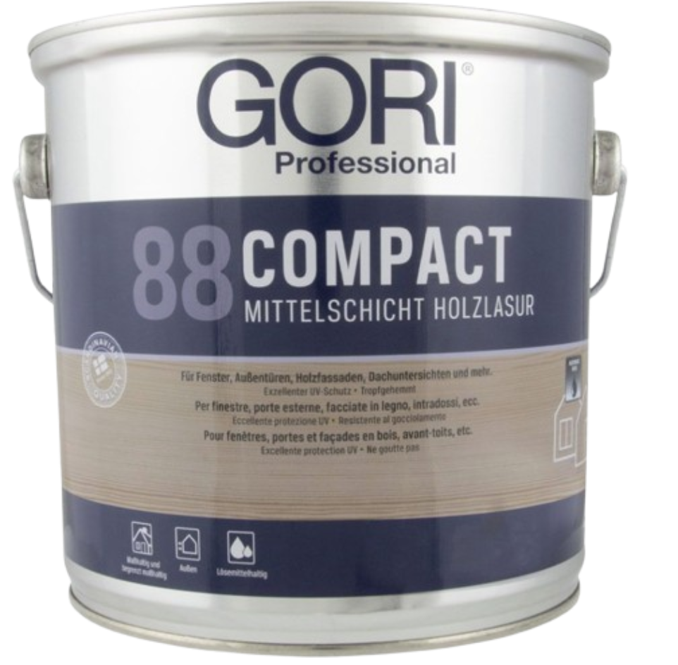 Gori 88 Compact Holzlasur für Außen | Fenster & andere Holzoberflächen