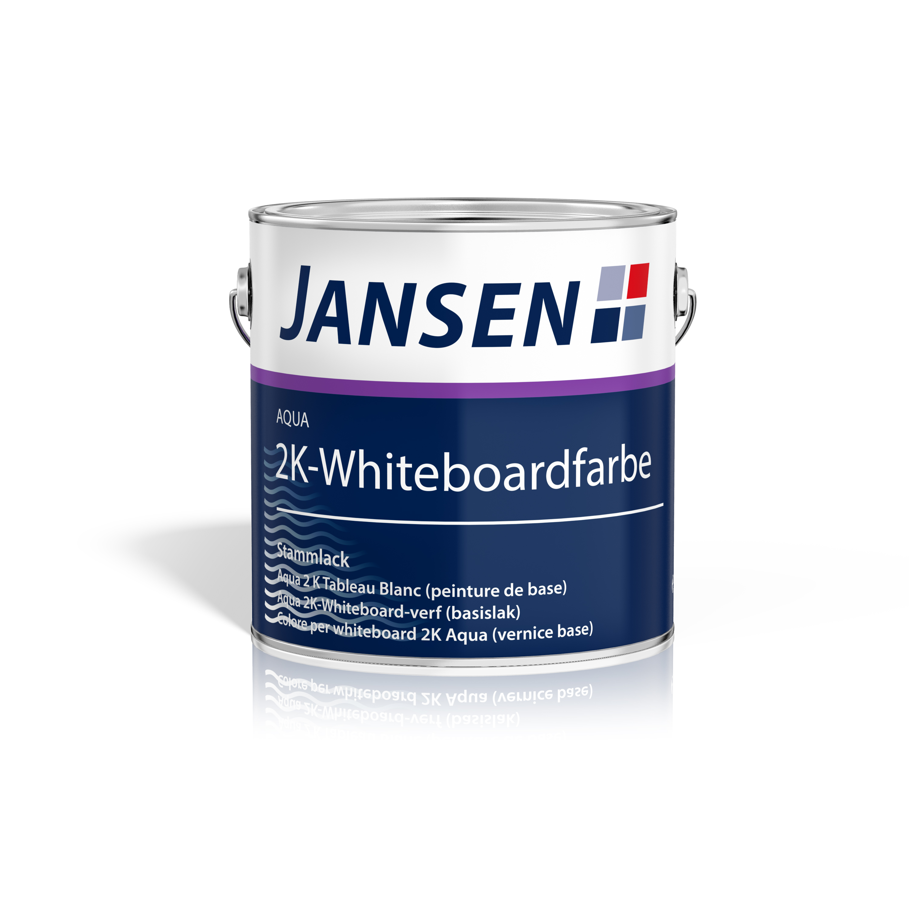 Jansen Aqua 2K-Whiteboardfarbe (1,96 kg) inkl. Härter (400g)