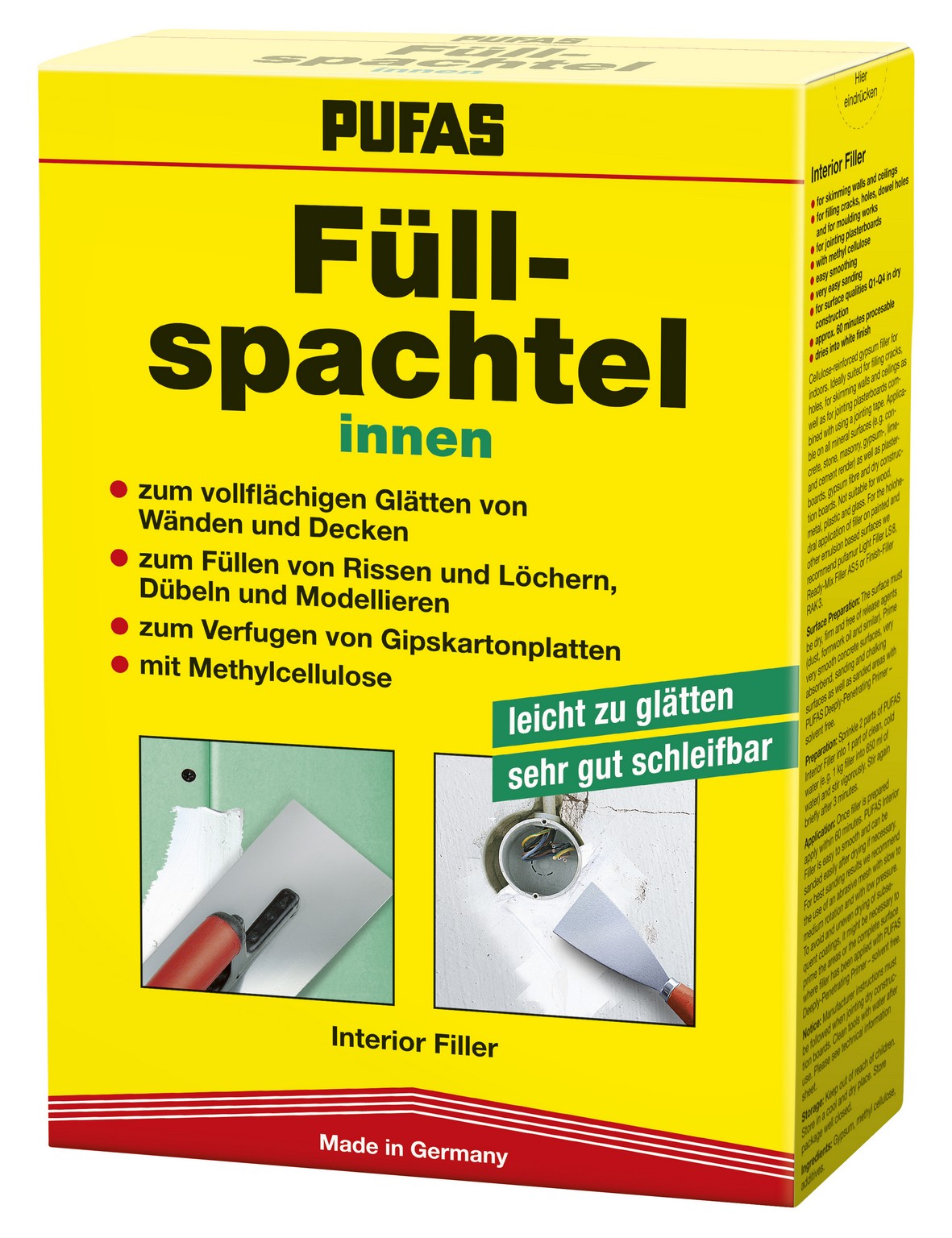 PUFAS Füllspachtel innen