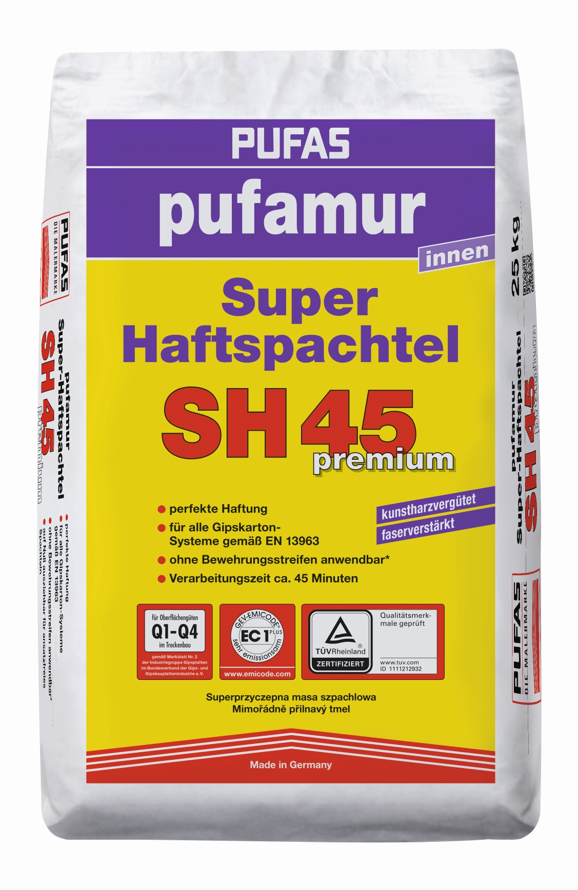 PUFAS pufamur Super-Haftspachtel SH45 premium