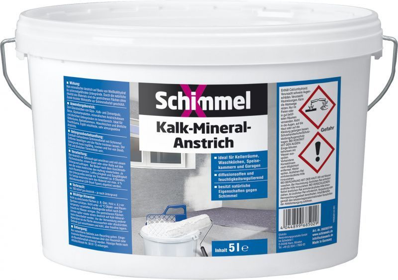 PUFAS SchimmelX Kalk-Mineral-Anstrich 5L