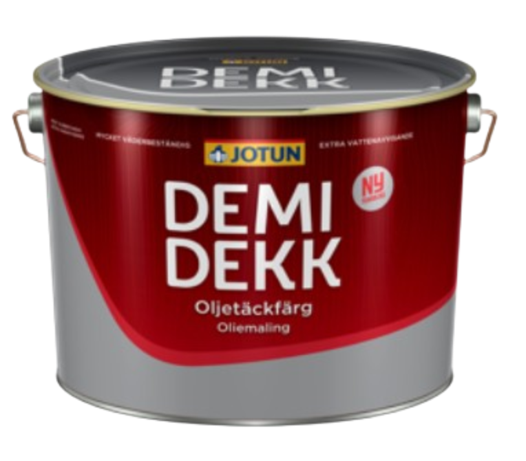 Jotun DEMIDEKK Oljetäckfärg Deckfarbe für Außen Holz Holzfarbe Ölfarbe