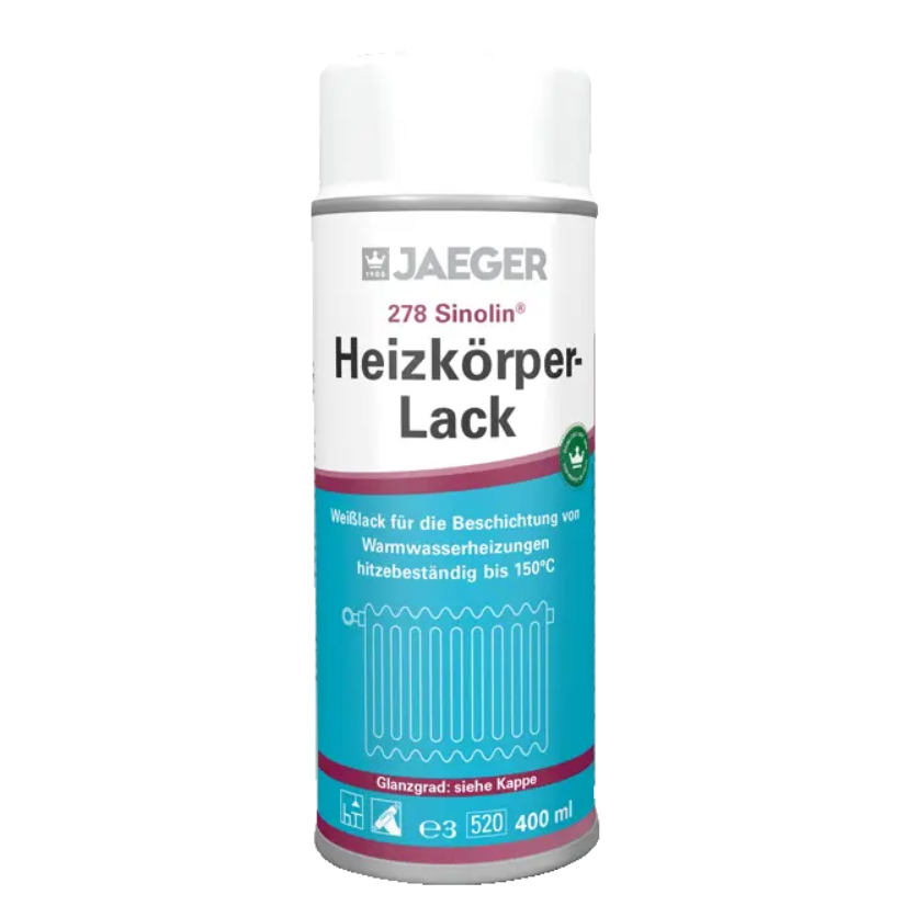 Jaeger Sinolin Heizkörperspray 278 Hochglänzend weiß 0,4L