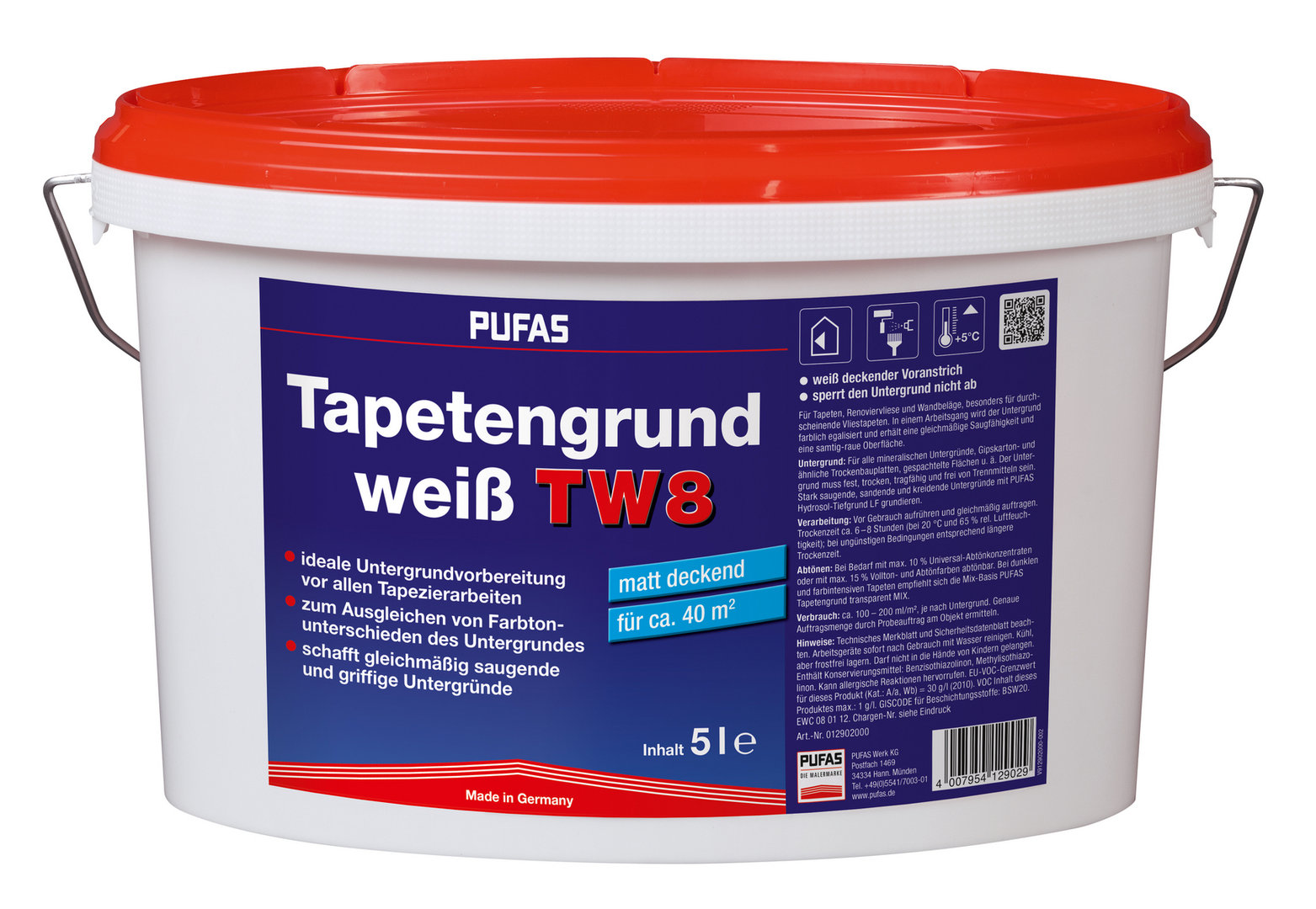 PUFAS Tapetengrund TW8