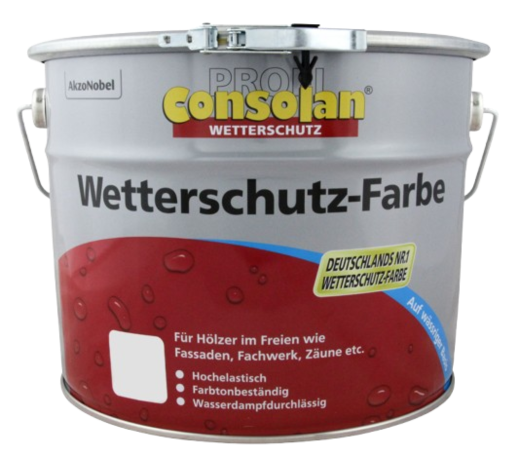 Consolan Wetterschutz Holzfarbe für Außen