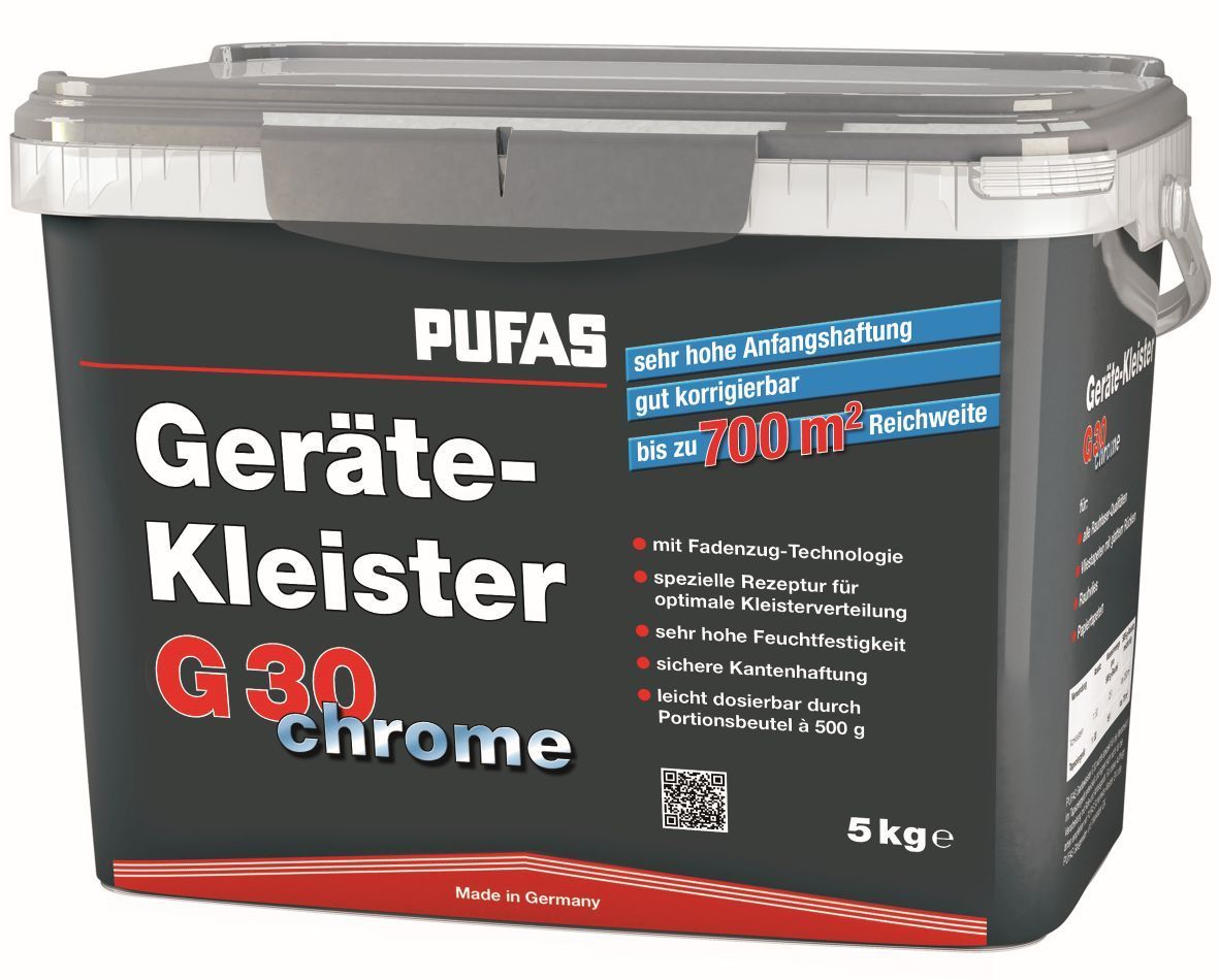 Pufas Gerätekleister Tapeten Kleister G30 Chrome