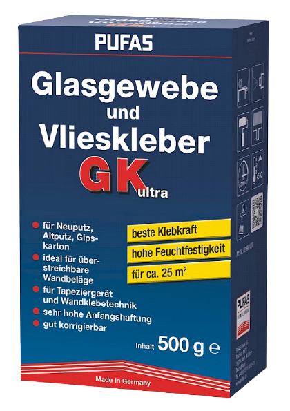 PUFAS Glasgewebe- und Vlieskleber GK