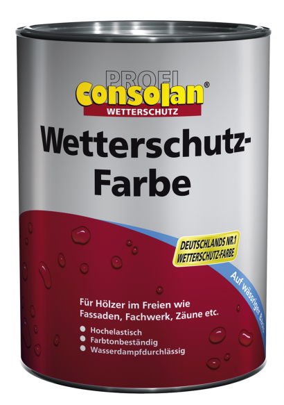 Consolan Wetterschutz Holzfarbe für Außen