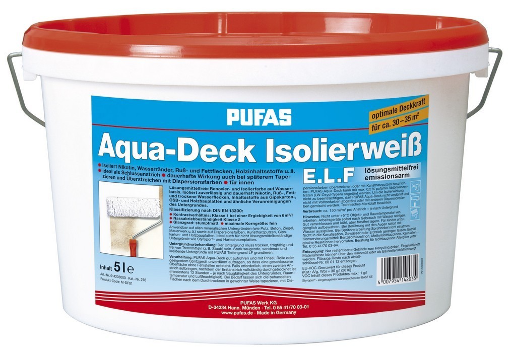 PUFAS Aqua-Deck Isolierweiß E.L.F