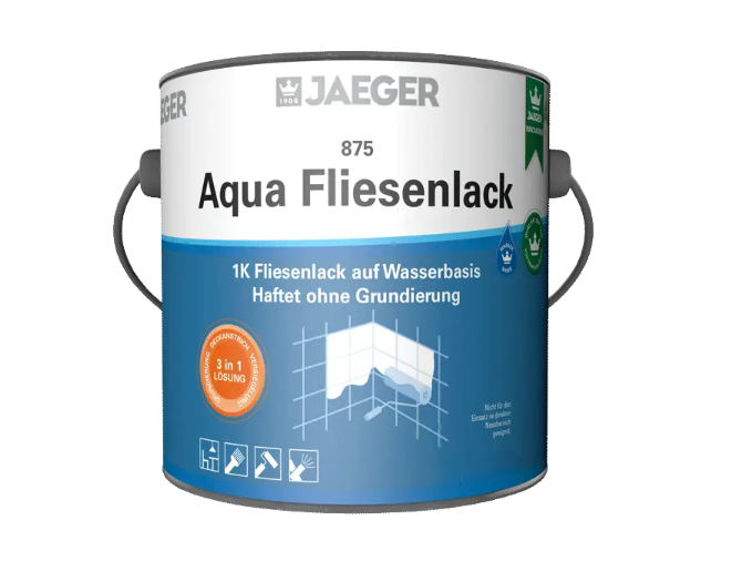 Jaeger Aqua Fliesenlack 875 neve weiß 0,75L