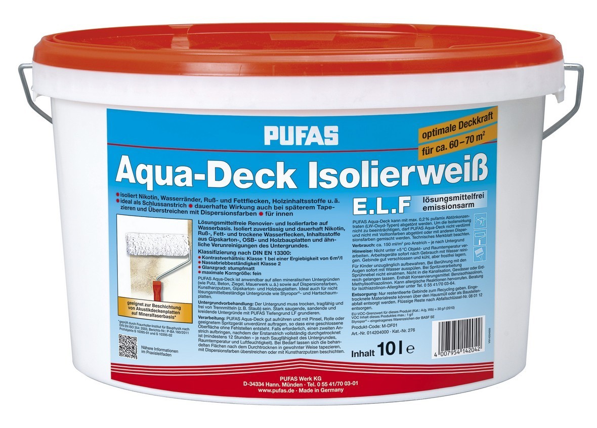 PUFAS Aqua-Deck Isolierweiß E.L.F