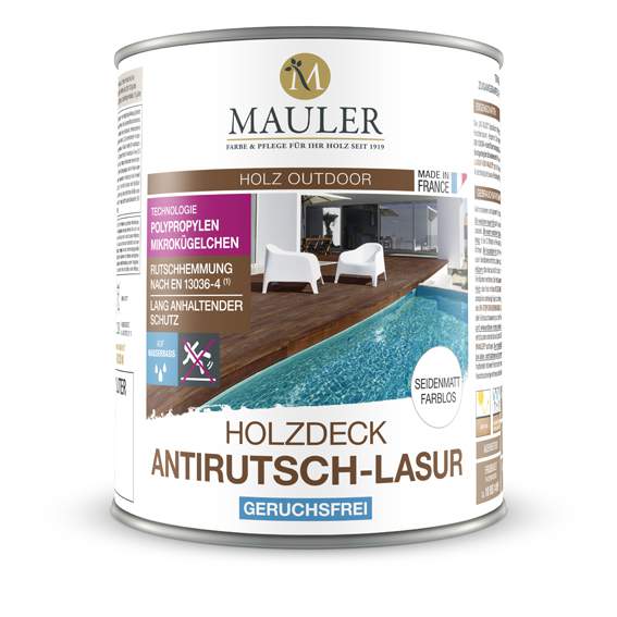 MAULER Holzdeck Antirutsch - Lasur