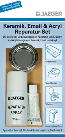 Jaeger Keramik und Emaille Reparatur Set