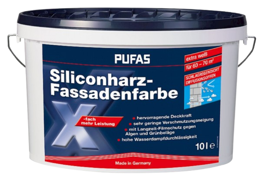 Pufas Siliconharz-Fassadenfarbe Silikonharz für Außen