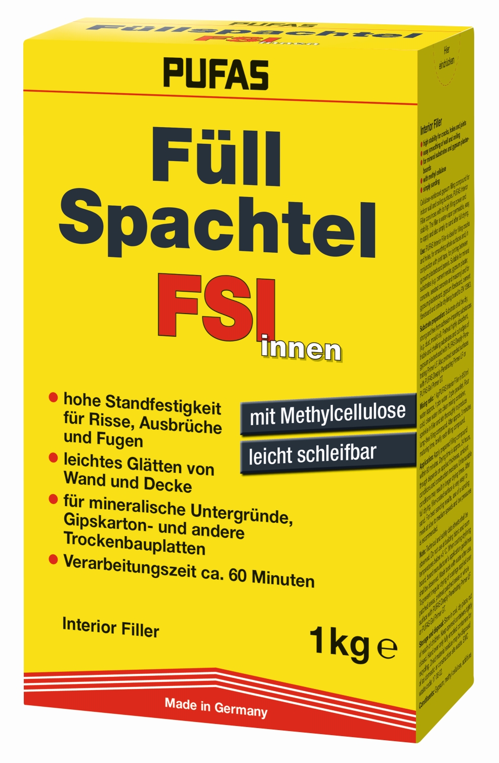 PUFAS Füllspachtel innen