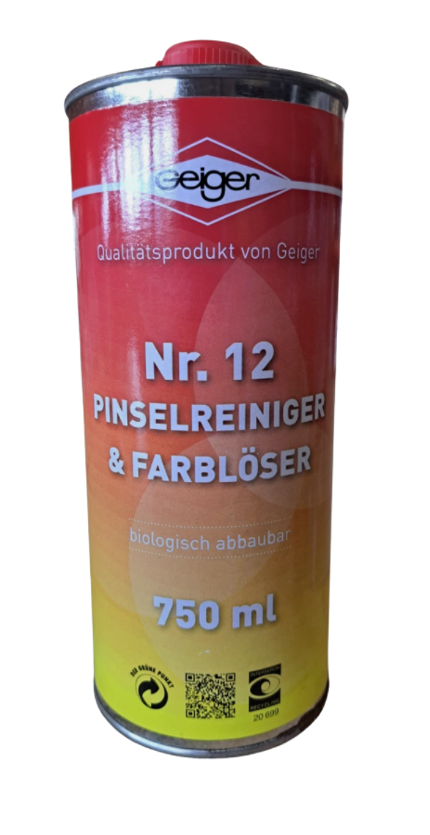 Farblöser Pinselreiniger Geiger Pinselreiniger Nr.12 0,75L