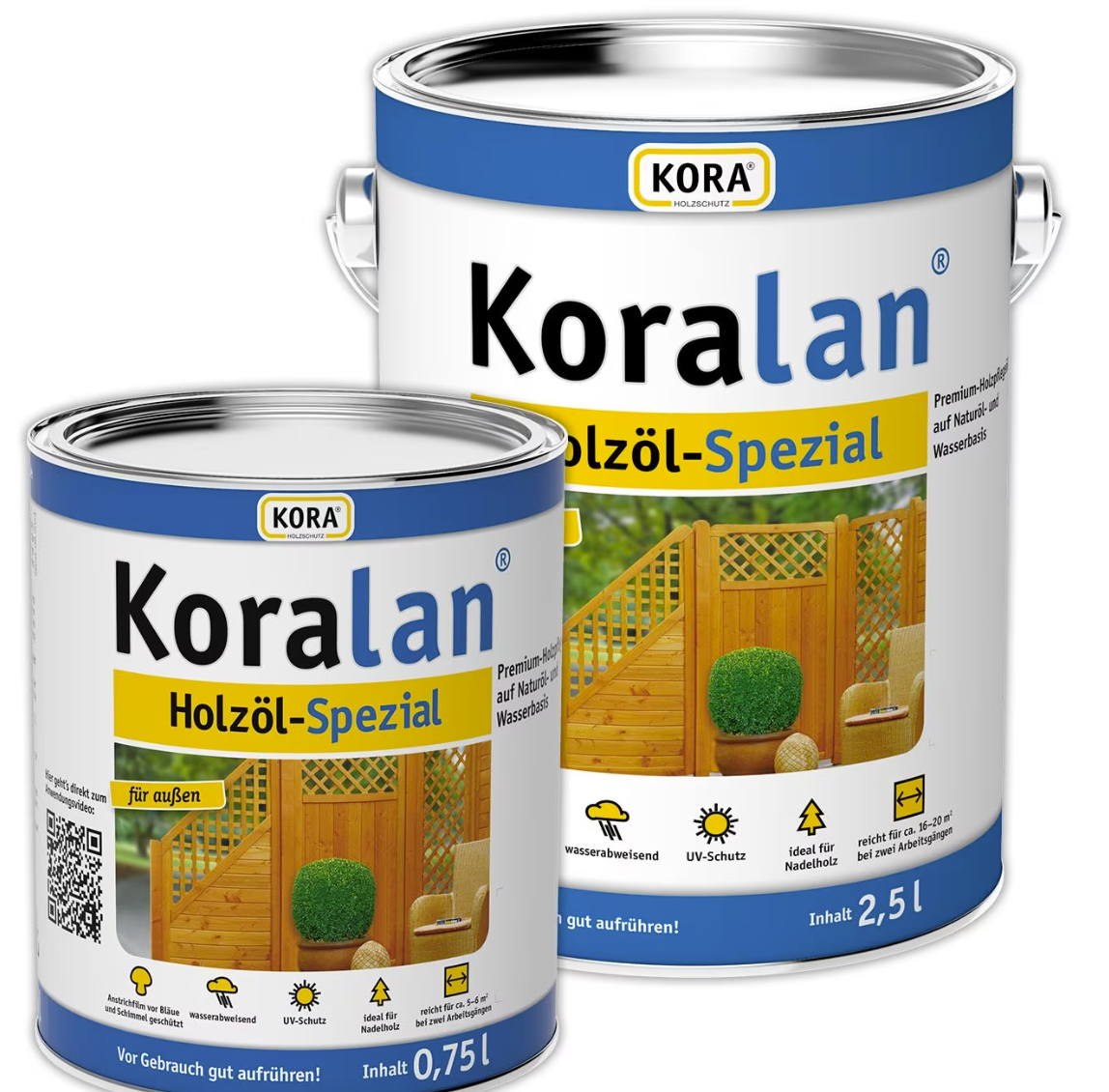 Koralan Holzöl-Spezial Holzschutz für Außen