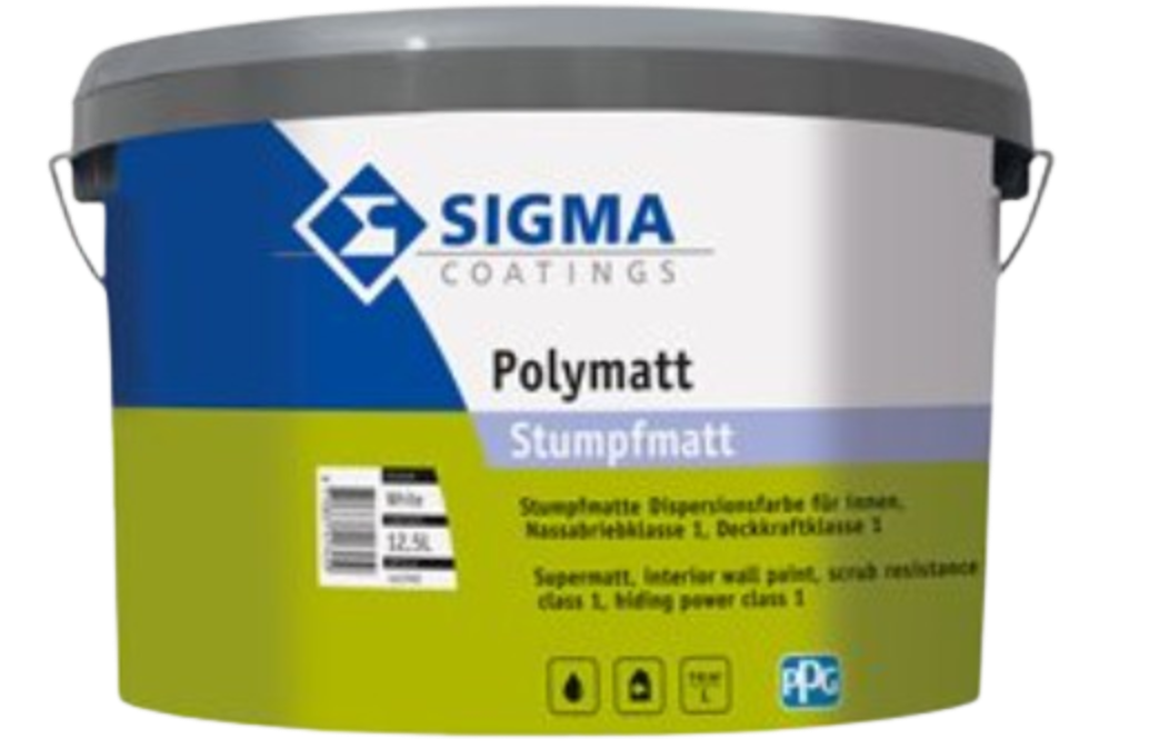 Sigma Polymatt | Hochdeckend Stumpfmatt Dispersionsfarbe für Innen