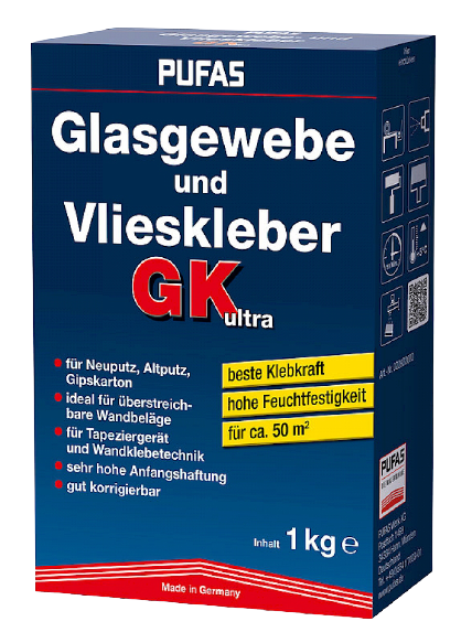 PUFAS Glasgewebe- und Vlieskleber GK