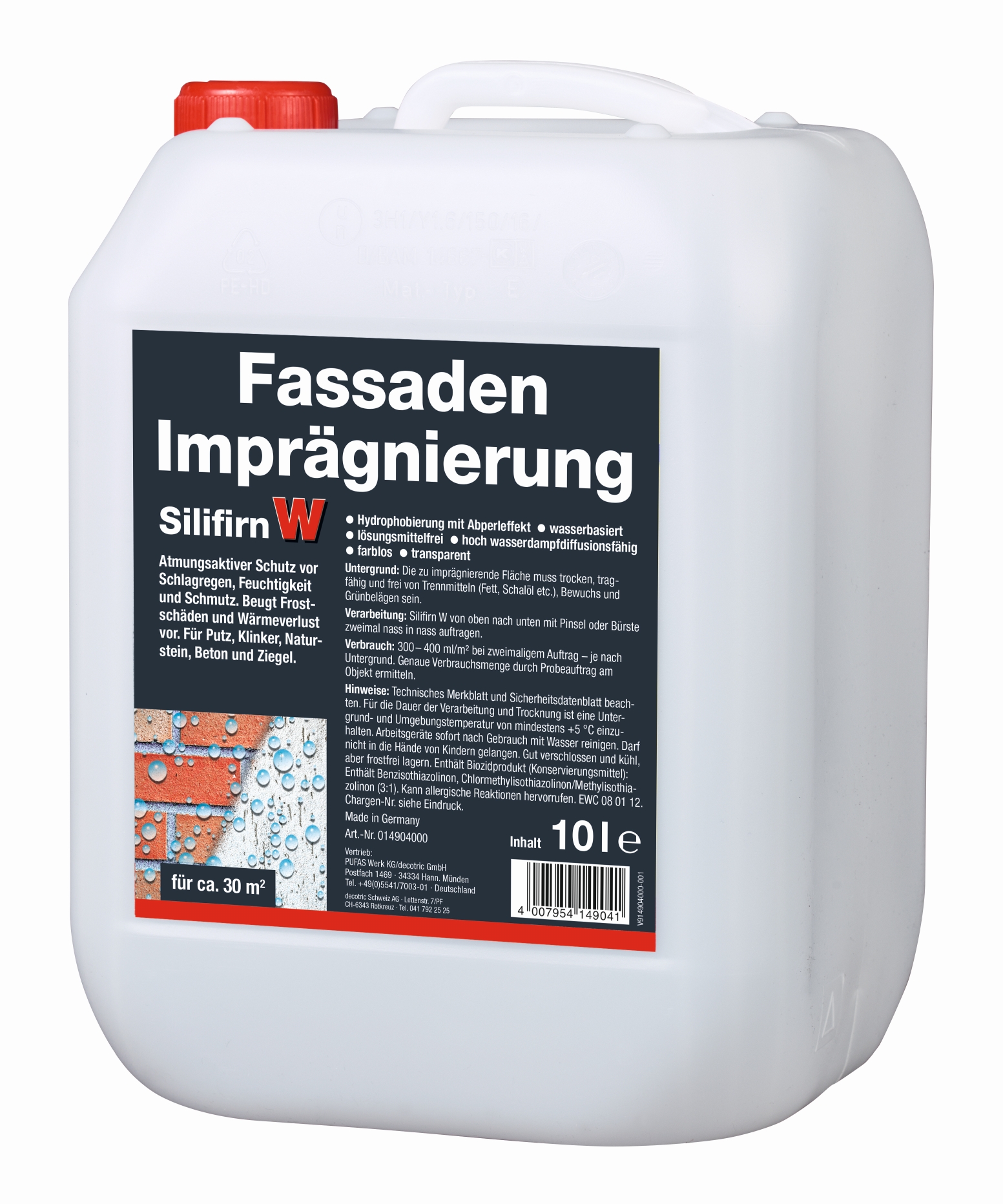 PUFAS Fassaden-Imprägnierung Silifirn W