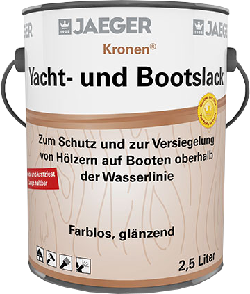 Jaeger Kronen® Yacht- und Bootslack farblos